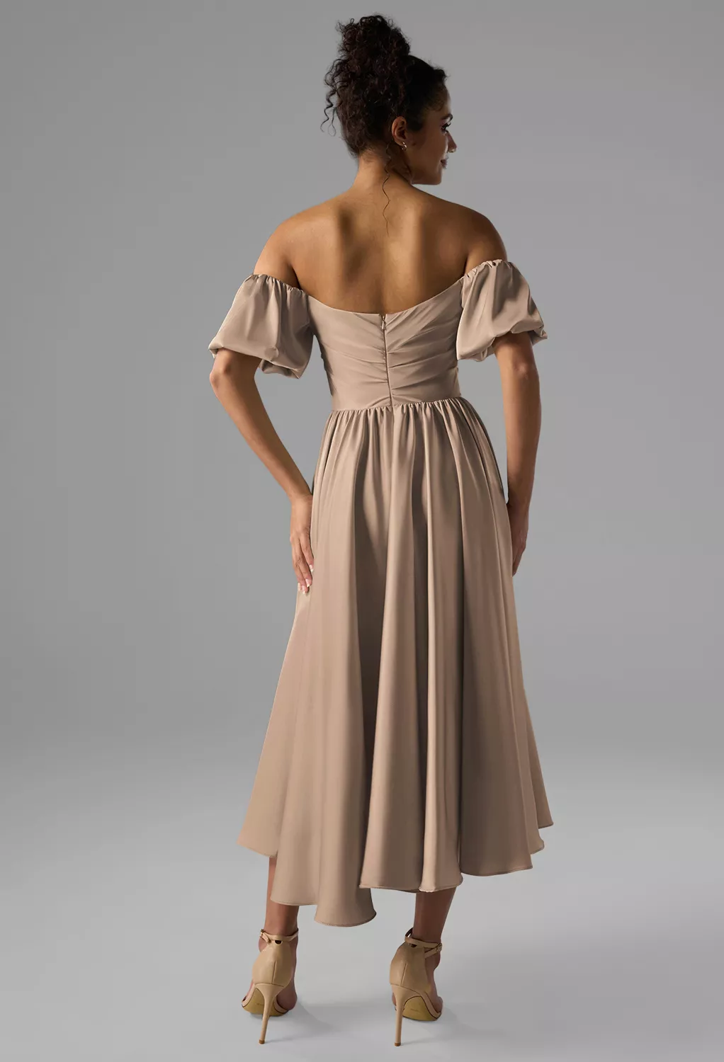 AW Kye Taupe  Wedding Guest Dresses